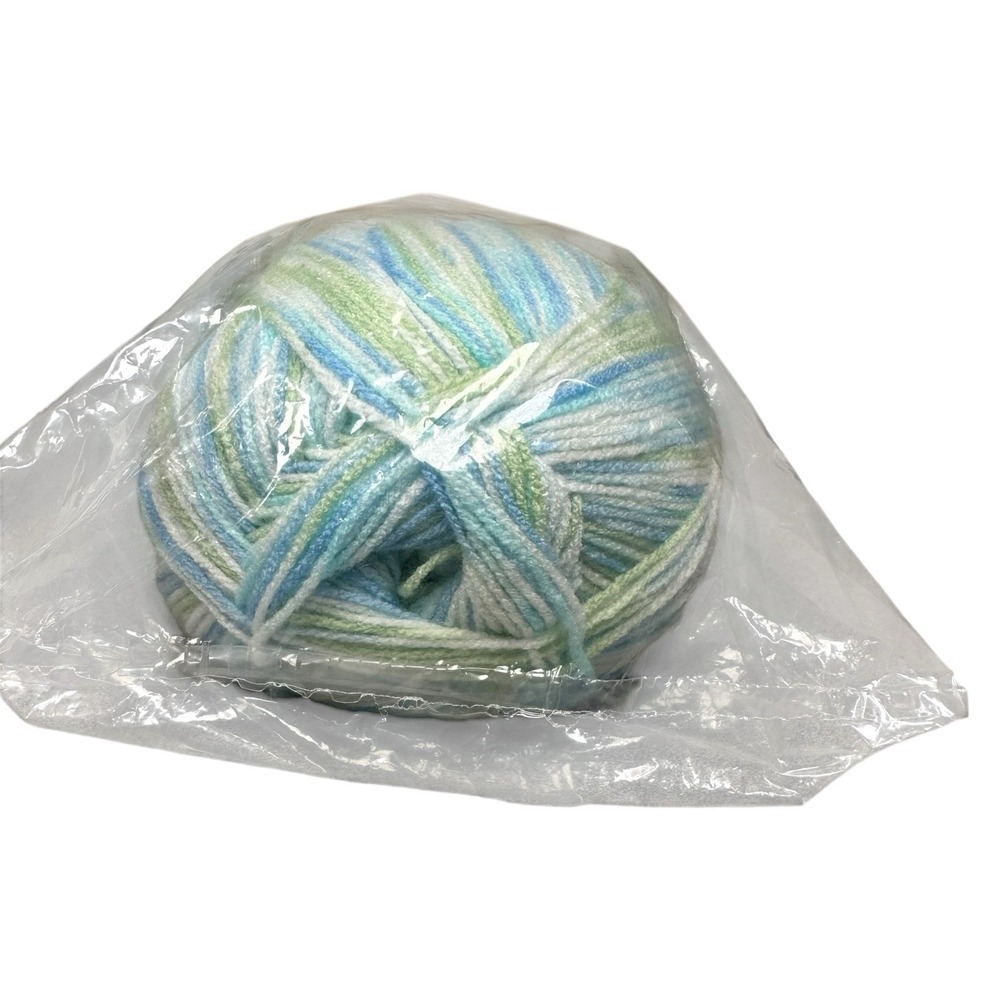 Bernat Baby Sport Funny Prints #44744 240g Skein 8.5 OZ 892 Yards Blue Green - Picture 7 of 8